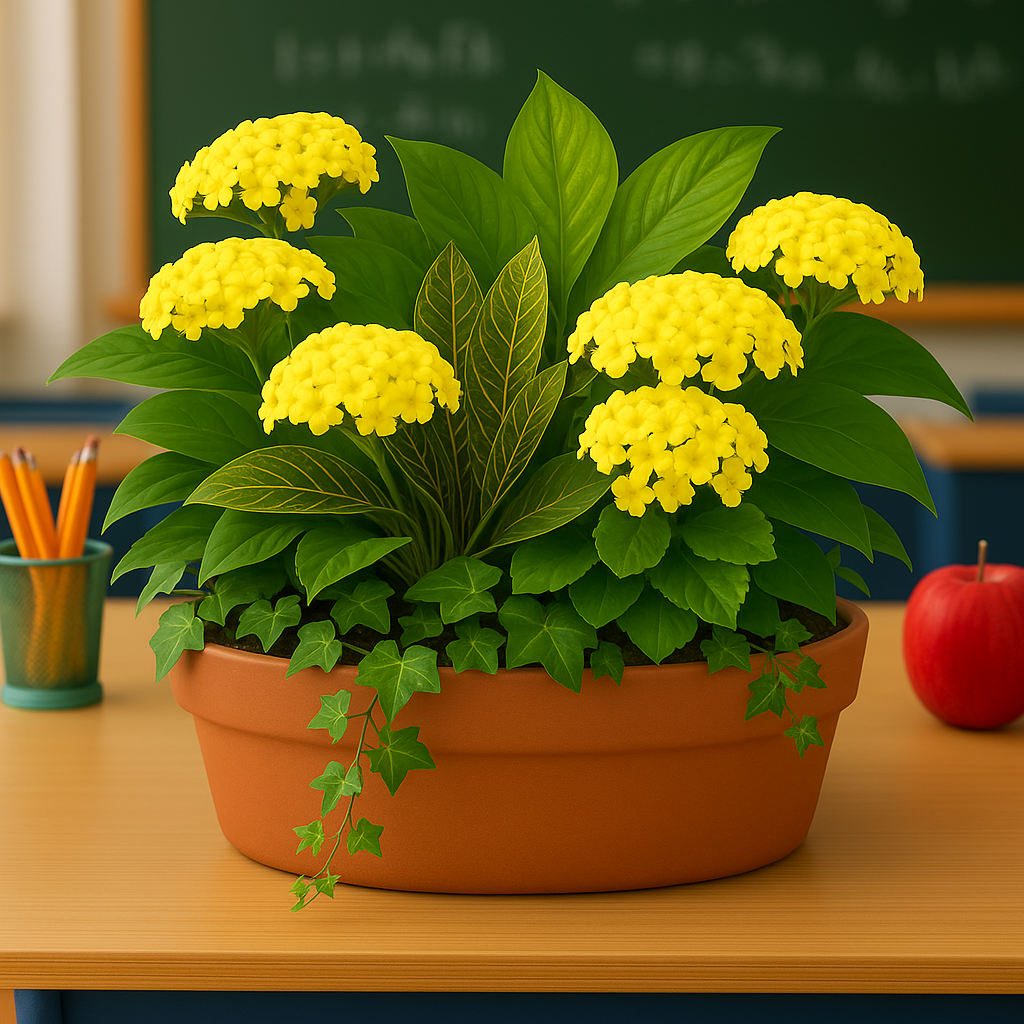 Classroom_Desk_with_Vibrant_Plants