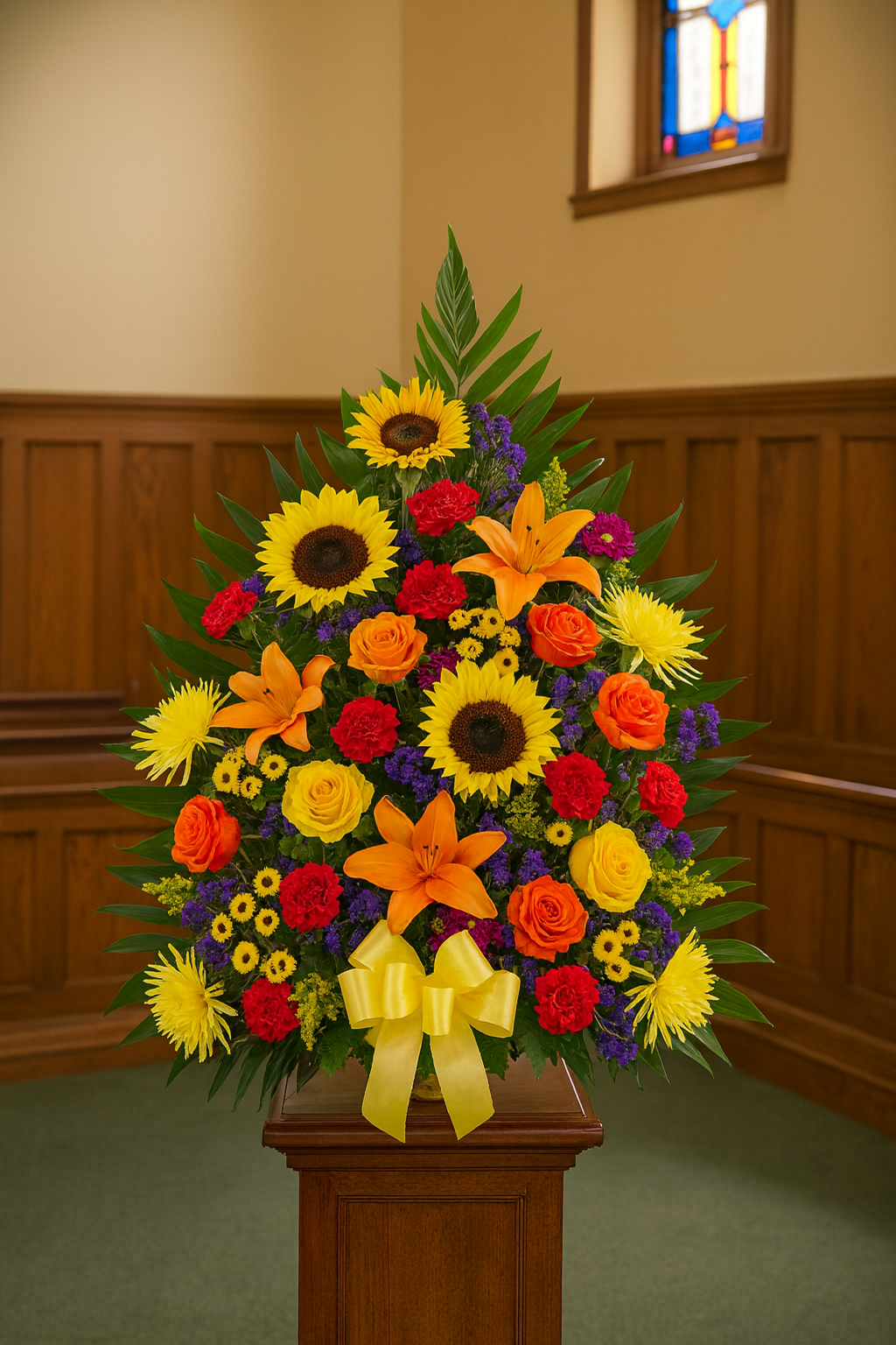 Floral_Fan_in_Church_Setting