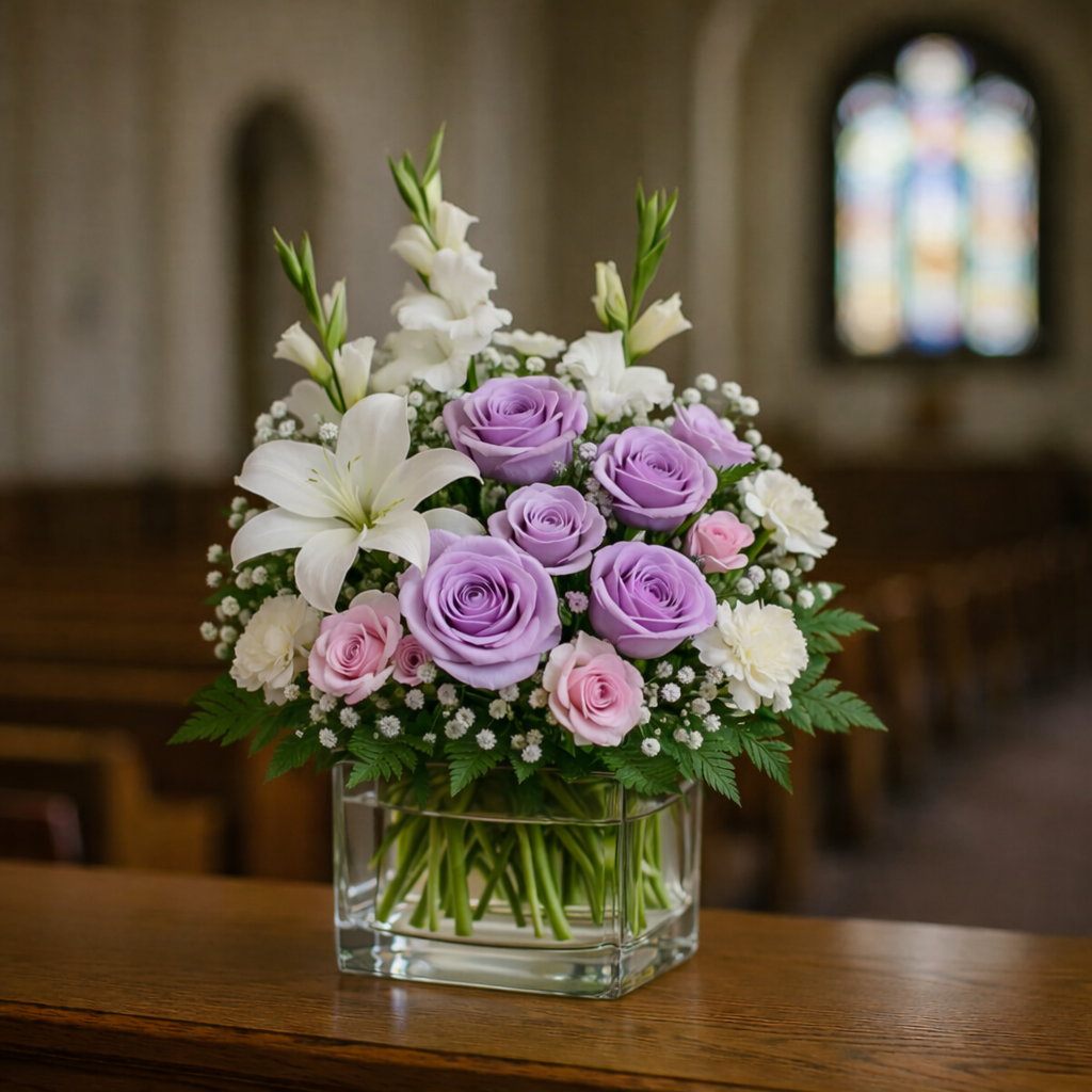 Floral Serenity in Sacred Space