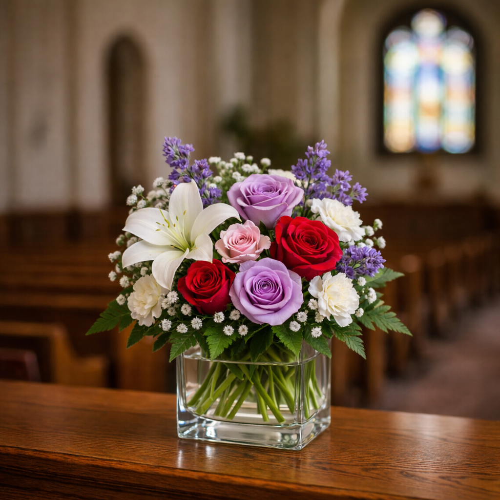 Floral Serenity in Sacred Space