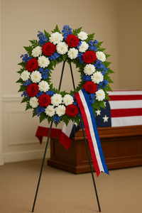 Standing spray Patriotic Tribute