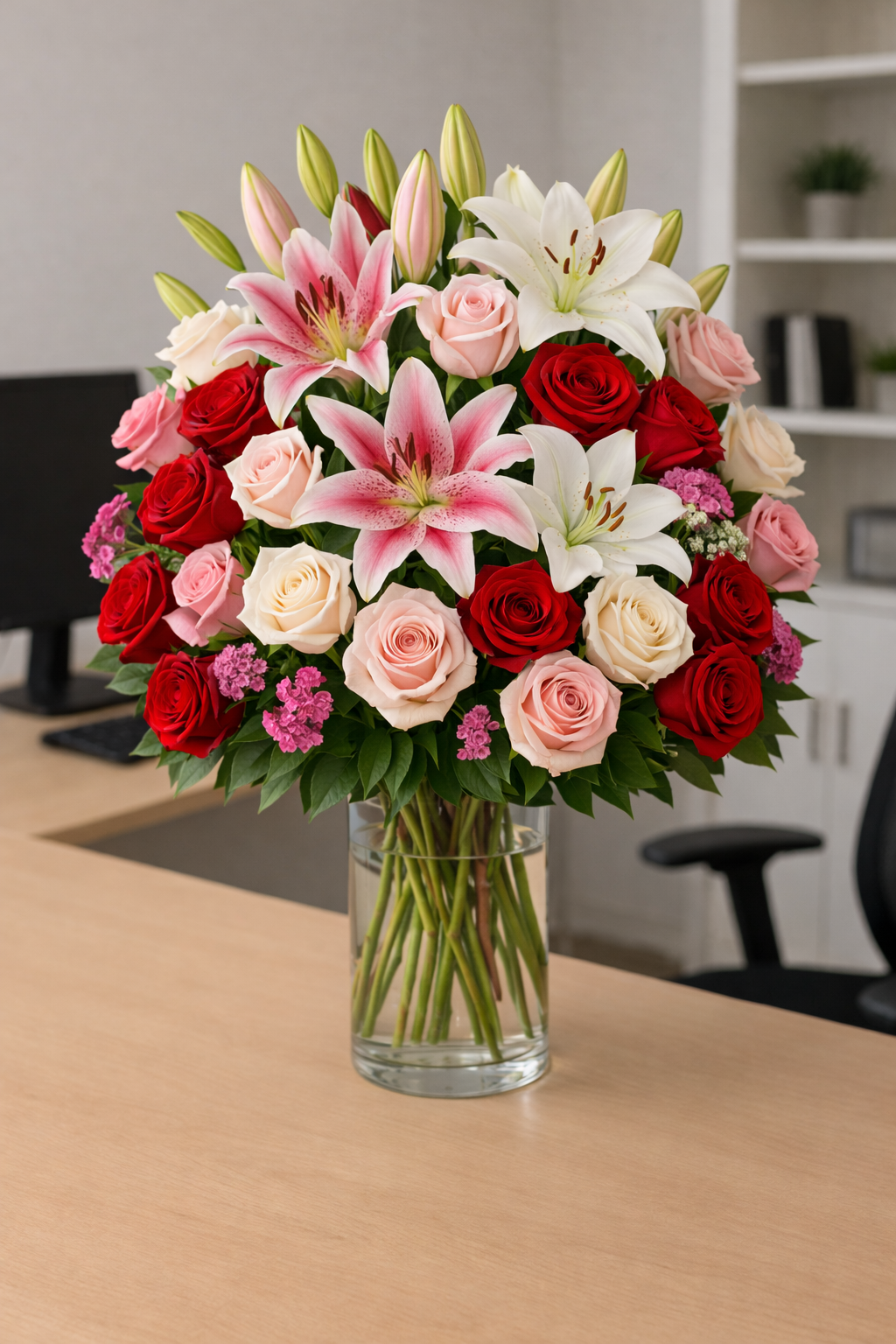 Elegant Tall Feminine Bouquet
